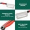 Cabbage Shredder Cabbage Kitchen Knife Slicer Chopper Cabbage Cutter for Sauerkraut Coleslaw Mandoline Slicer with Silicone Finger Grips Peeler
